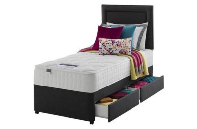 Silentnight Levison 1400 Memory Single 2 Drawer Divan Silentnight Levison 1400 Memory Single 2 Drawer Divan
